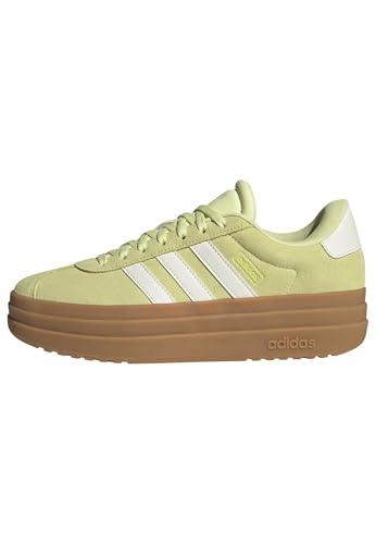 Image of adidas Womens Vl Court Bold Lace Up Sneakers Shoes Casual - Pink