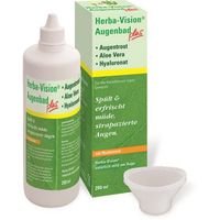 Herba-Vision Augenbad plus Spar-Set 2x200ml. Spült und erfrischt müde, strapazierte Augen. Zur besseren Befeuchtung der Augen, ins besondere beim Tragen von Kontaktlinsen.