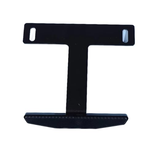 Support plaque d'immatriculation moto arrière en T universel noir pour quad ATV
