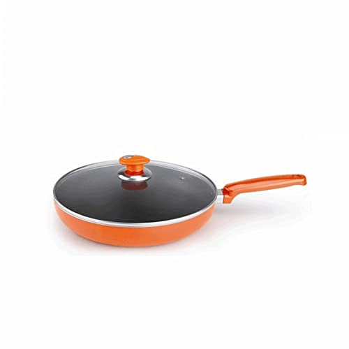 KHYTEBV Sartén Utensilios de Cocina Sartén Plato Wok Estufa de inducción de Acero Inoxidable Cacerola de Acero Inoxidable Sartén Antiadherente para jardín Utensilios de Cocina