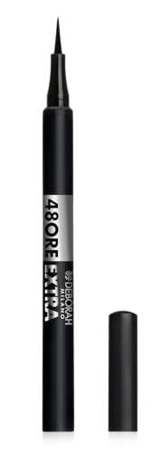 Deborah Milano Eyeliner, 48 Stunden Extra, Stift für Eyeliner, wasserfest, langanhaltend, kein Transfer, verleiht ein präzises und intensives Finish für die Augen, Schwarz, 1,5 g