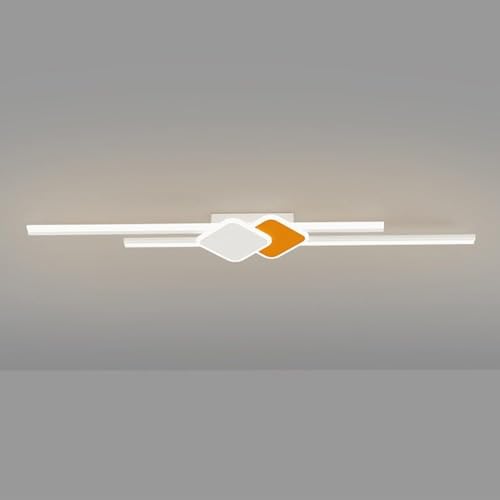 Lámpara de Techo de Tira Larga para decoración del hogar, Apliques de Pared LED lineales de Estilo Minimalista nórdico, Color Blanco y Negro, para baño, Dormitorio, Pasillo, etc.