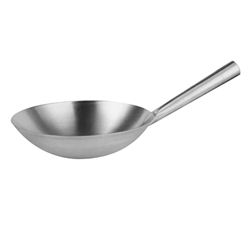 Wok de Acero Inoxidable Kichvoe con Mango Ergonómico