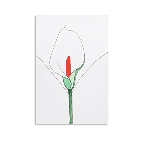 TYUE Vulva Vagina Flower Art Poster Bedroom Aesthetics Office Modern Art Gift Home Living Room Room Decor 16x24inch(40x60cm)