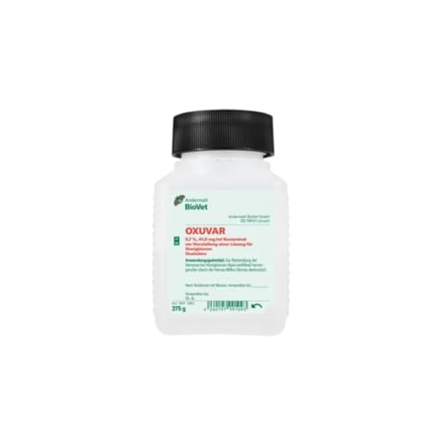 Oxuvar 5 7% ad us. vet. 275 g Lösung gegen Varroa bei Bienen Sommer und/oder als Winterbehandlung ausreichend für 5 10 Völker (sprühen) bzw.10 15 Völker (träufeln)