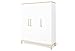 Pinolino 140061G szafa na ubrania"Light" duża, biała, 1 sztuka