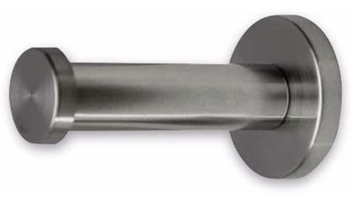 Pollin Perchero de acero inoxidable, 72 mm