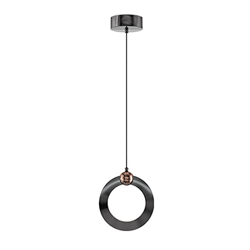 Lampe à suspension de chevet LED perle noire pour îlot de cuisine