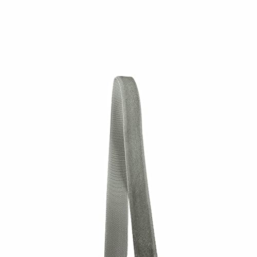 Image of QIANF Vintage Silver Velvet Ribbon, 3 /8 Inch X 25Yd