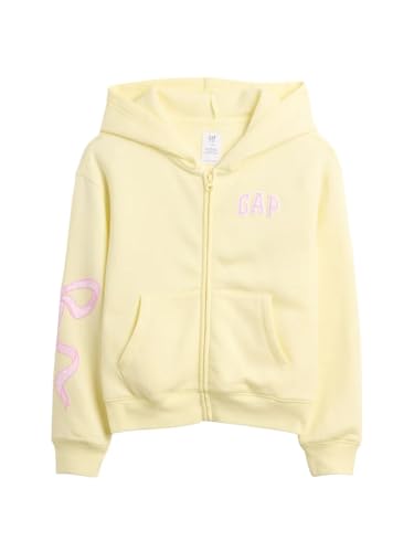 Image of GAP Girls' Logo Hoodie Hooded Full Zip Sweatshirt