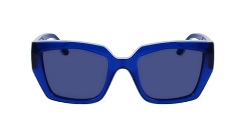 KARL LAGERFELD Women's Sunglasses KL6143S - Blue with Solid Blue Lens