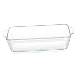 SOIMISS Hitzebeständige Dampfschüssel Aus Glas Gratin Ofengericht Groß Auflaufformen Kasserolle Backen Rechteckige Auflaufform Aufläufe Backform Glaswanne Glaspfannen Kochtöpfe Transparent