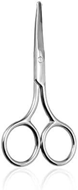 Craft Scissors 1 Pcs Stainless Steel Eyebrow Scissor Eyebrow Trimmer Eyebrow Eyelashes Nose Hair Scissor Manicure Scissors Cutter Nail Tools Scissors