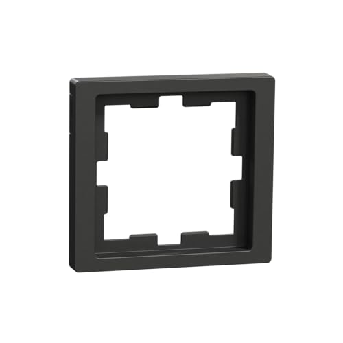 Schneider Electric Merten MEG4010-6534 Single Frame for Switch and Socket System D, Anthracite; Made in Germany