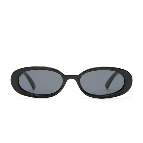 Le Specs Outta Love Sunglasses - Narrow, Oval, Unisex, Micro 90s Sleek Style