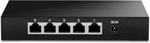 Image of TRENDnet 5-Port Unmanaged 2.5G Gaming Switch,TEG-S350,5 x 2.5GBASE-T Ports,25Gbps Switching Capacity,Ethernet Splitter,NDAA&TAA Compliant,Fanless,Wall Mountable,Lifetime Protection,Black (Pack of 10)
