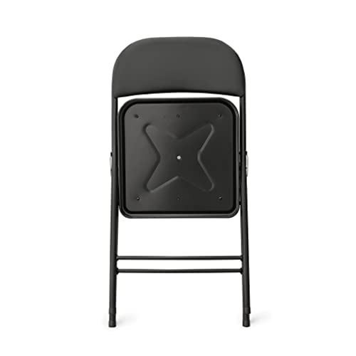 Amazon Basics 30FC02S4-BK Vinyl-Padded Metal Steel Folding, Black, 4-Pack Chair thumb #5