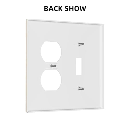 Decorative Outlet Covers Rustic Funny Cat Gardan Plant 2 Gang Wall Plate Cover Single Toggle Duplex Combo Two Switch Light Switch Cover Plate Jumbo Dual Gfci Faceplate