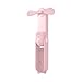Ventilatore portatile portatile - Ventilatori manuali di raffreddamento personali pieghevoli portatili - Ventilatore tascabile piccolo ricaricabile USB portatile con Power Bank, funzione torcia Eayoly