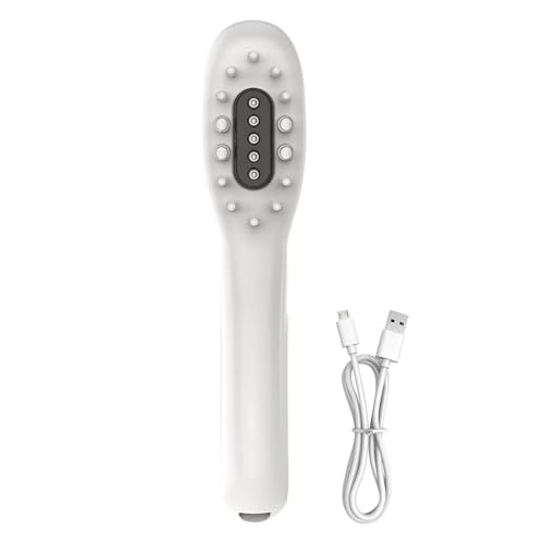Aplicador eléctrico de aceite para el cabello, aplicador eléctrico de aceite para el cuero cabelludo, cepillo de masaje con peine de raíz aplicador de aceite para el cabello 2 en 1 | Aplicador de acei