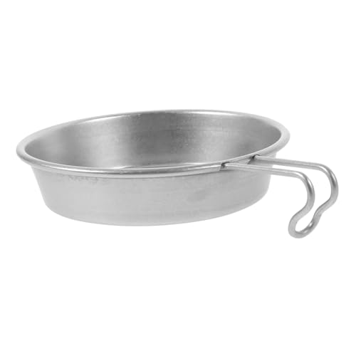 STOBAZA Camping Wine Cup Water Drinking Cup Stainless Bowls Handles Compact and Easy to Carry for Outdoor Adventures