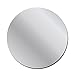 Demiawaking Specchio Rotondo Adesivo da Parete Adesivo Specchio Decorativo Autoadesive Specchio Acrilico Murale Decorazione per Soggiorno Camera da Letto Sfondo (30CM, Argento)