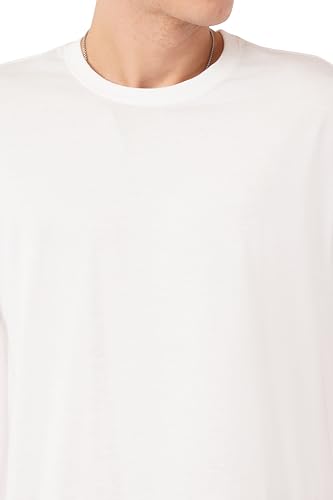 Image of Men's Cotton T Shirt Combo Pack of 3 - Plain Round Neck Solid Black & White Tees, Regular Fit, Half Sleeve Casual Wear for Men (Sizes S-4XL)