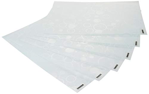 Amazon Brand – Solimo PVC Fridge Multipurpose Mat, Circles, Set of 6, White