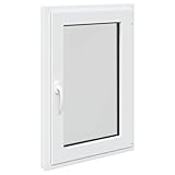 vidaXL Finestra per Soffitta RISOR 60 x 80 cm PVC e Vetro Bianco, Solaio, Isolamento Termi...
