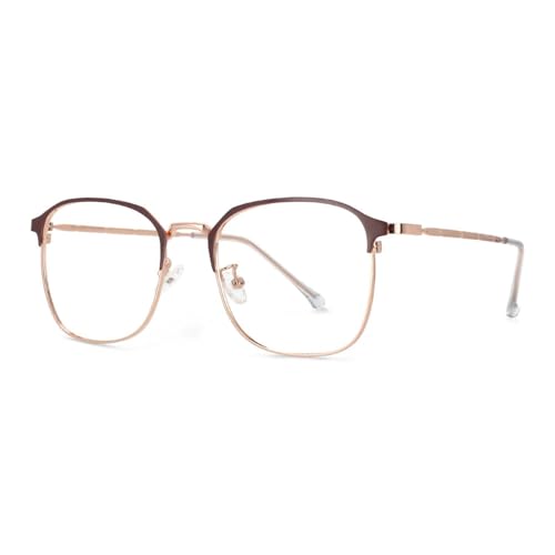 Lunettes en métal pour hommes et femmes style urbain chic
