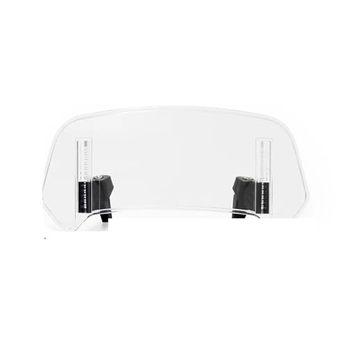 TAINHUIA Windabweiser Für Benelli TRK502X TRK251X TRK702X TRK 251 702 800 502 X Universal Motorrad Sport Windschutzscheibe Viser Visier Deflektor Luftabweiser(A Large Transparent)