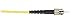 Black Box 3m (9.8ft) STST YL OS2 SM Fiber Patch Cable INDR Zip OFNR
