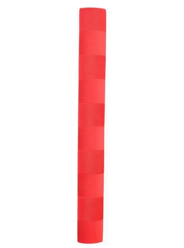 DSC Chevron Cricket Bat Grip | Color : Red | Size: Standard | Packs: 1 Pcs | Material: Rubber | Better Shock Absorption | Long-Lasting Performance | Easy Installation | Usage for All Players