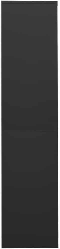 Office Cabinet with Sliding Door Anthracite,Decorative Furniture,File Cabinet,Portable Wardrobe,Indoor Storage Unit,Multi-Function Cabinet,for Living Rooms,Entrances,Office,35.4"x15.7"x70.9" Steel