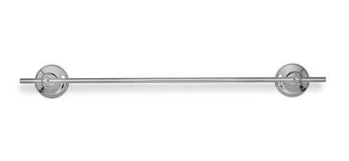 Image of Croydex Flexi-Fix Grosvenor Chrome Easy to Fit Towel Rail, QM702741,67.4 x 7.7 x 8 cm