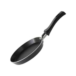 Sartenes Continental ELO 6651426 Mini sartén para crepes 14 cm, mini estufa, estufa de huevos, estufa de panqueques, sartén pequeña, estufa, estufa de cocina, aluminio prensado, plástico, 14 x 2 cm