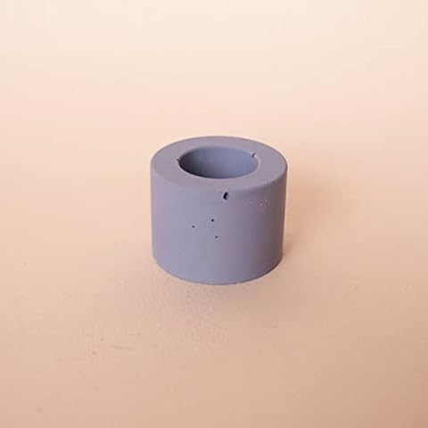 Madam ERLE Candle Holder Petite Lilac Combination Candle Holder 2 in 1 Small Candle Holder for Birthday Candles and Normal Taper Candles Minimalist Cover