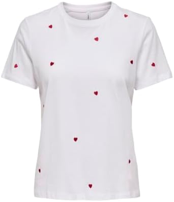 Only Onlketty S/S O-Neck Top Box Jrs Camiseta Mujer