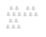 15-piece Vacuum Cleaner Filter Set, Replacement Filters For Home And Car Handheld Vacuum Cleaners