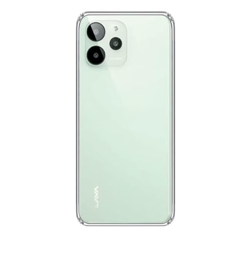 Image of COVERBLACK Soft Rubber Silicone Clear Back Cover for Lava YUVA 2 PRO - Transparent