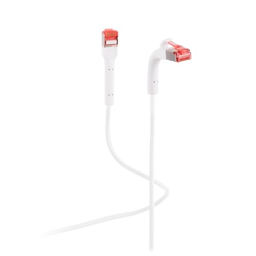 Patchkabel Flexline Cat.6A mit biegbaren Stecker, U/FTP, blanc, 1,5 m Marque