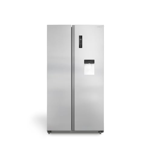 CREATE / FRIDGE STUDIO SIDE BY SIDE 559 / Frigorífico estilo Side by side 559L acero inoxidable / 91,2 x 70,4 x 177,7 cm/No frost, modo vacaciones, dispensador de agua, touch electronic, 158W