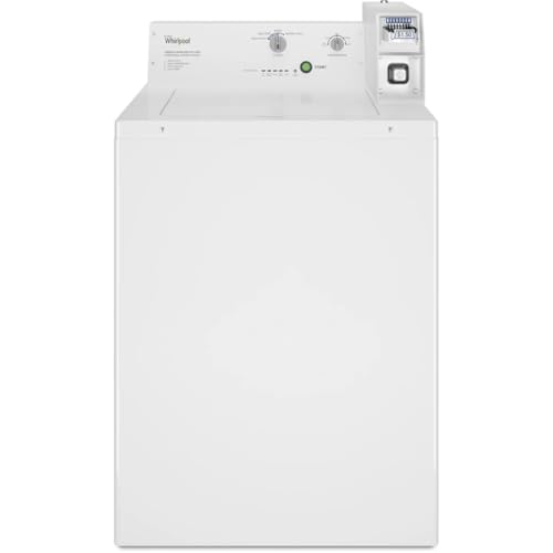 Whirlpool 3.3 cu. ft. Commercial Top Load Washer with Factory-Installed Coin Slide