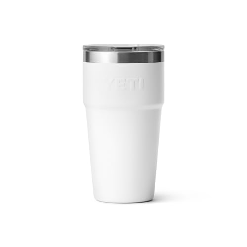 Image of YETI Rambler 20 oz Stackable Tumbler, Stainless Steel, Vacuum Insulated with MagSlider Lid