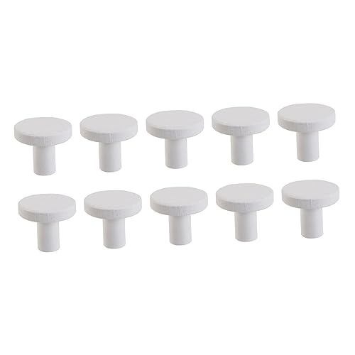 Toddmomy 10個 コーラルベース磁器 レトロな水槽 サンゴの装飾 ロック サンゴラック サンゴの棚 木 コーラル装飾フェイク プール 貝殻の装飾 パラ 赤珊瑚 穴 リーフ セラ 白い