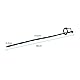 Beauty7 Silikon Sounding Penis Stick mit 2 Penisringen Harnröhren Plug mit Bohrung Penis Plug Männer Masturbation Sex Spielzeug - Größe: S
