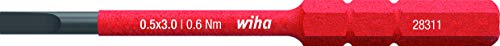 Wiha 2831 slimBit Electric 3,0 x 75 mm Schlitz 3.0 Red 283110030
