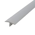 Outwater Industries 25 Foot Dove Grey 3/4 Inch Center Barb Tee Moulding T Molding Hobbyist Pack, Small Projects, Arcade Machines and Tables