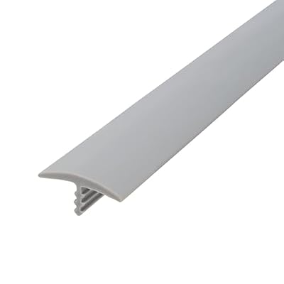 Outwater Industries 25 Foot Dove Grey 3/4 Inch Center Barb Tee Moulding T Molding Hobbyist Pack, Small Projects, Arcade Machines and Tables