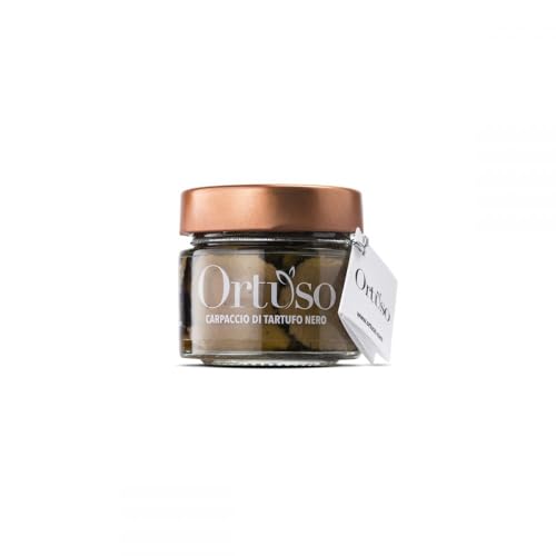 Carpaccio de Trufa Negra Ortuso en Aceite de Oliva EVO - 60g en vidrio